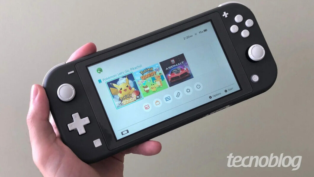Nintendo Switch Lite (Imagem: Lucas Lima/Tecnoblog)
