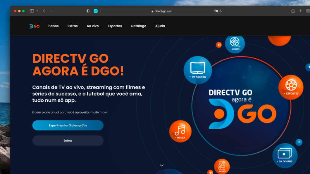 DirecTV Go passou a se chamar DGO desde outubro de 2022