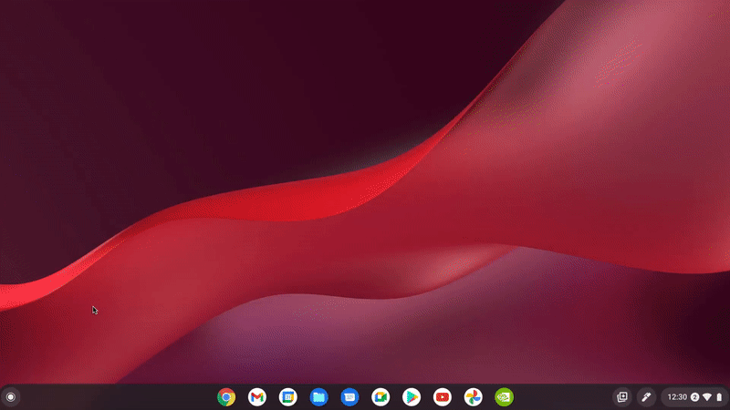 Nova launcher do Chrome OS