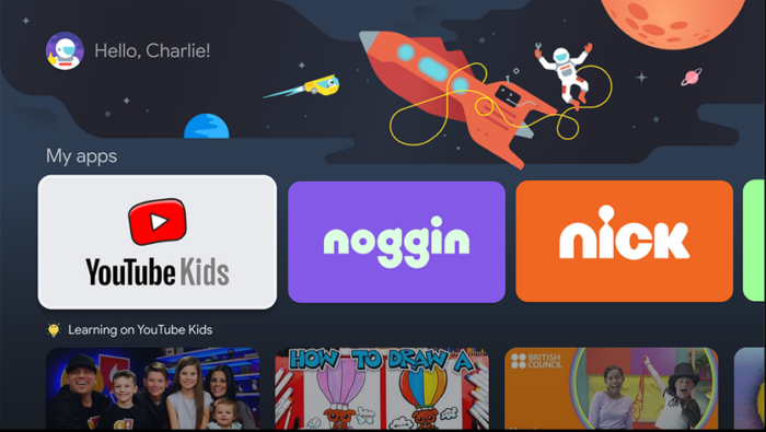 Google TV children's profile (Image: Disclosure/Google)