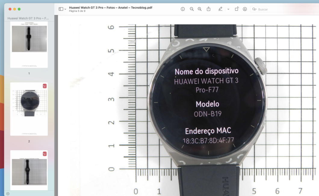 Huawei Watch GT 3 Pro é mais um relógio da chinesa aprovado no Brasil (Imagem: Reprodução/Tecnoblog)