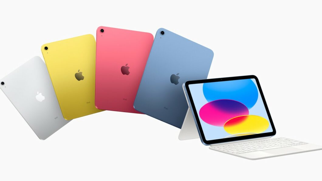 iPad 10 tem tela de 10,9 polegadas e uma câmera na traseira (Imagem: Divulgação/Apple)