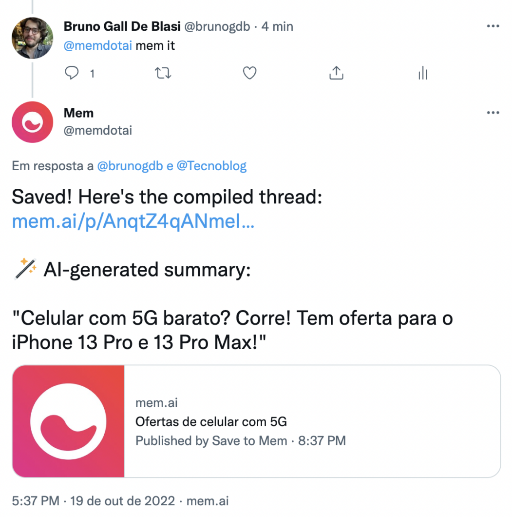 Sem tempo  Esta IA gera um resumo da thread do Twitter para voc    Tecnoblog - 6