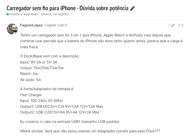 Carregador sem fio danifica o iPhone  As discuss es na Comunidade do TB   Tecnoblog - 32