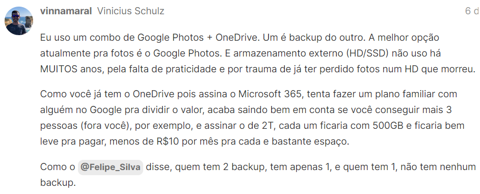 Como ter um backup de fotos organizado  As discuss es na Comunidade do TB   Tecnoblog - 7