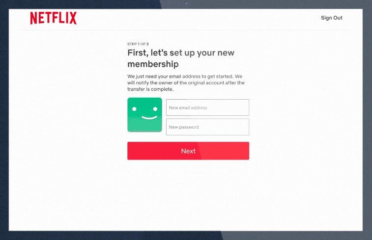 Netflix cria transferência de perfil (Imagem: Reprodução/Netflix)