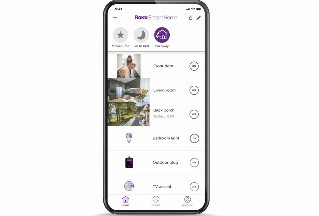 Novo app Roku SmartHome