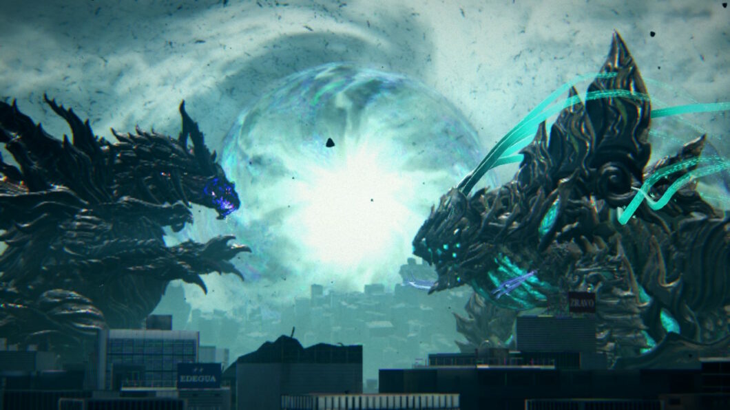 Monstros enormes se enfrentam no jogo (Imagem: Ricardo Syozi / Tecnoblog)
