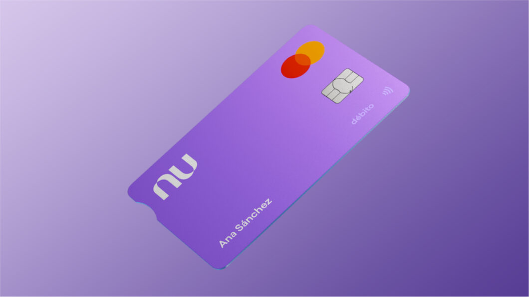 Cartão de débito da Cuenta Nu terá opção física e virtual (Imagem: Divulgação/Nubank)