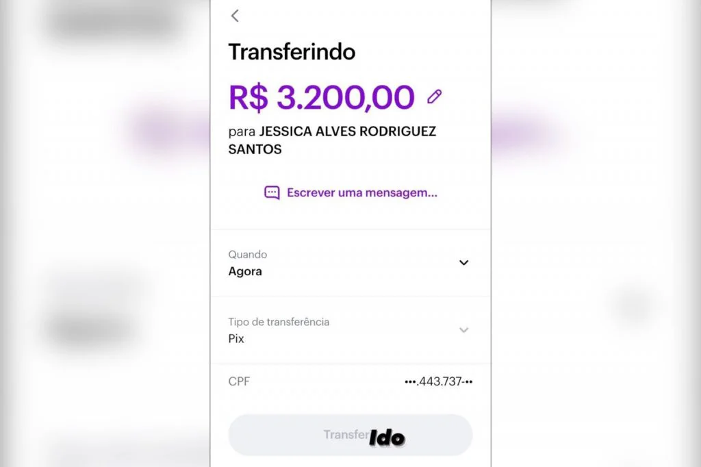 Golpe do Pix com montagem feita pelo Instagram (Imagem: Reprodução/Jéssica Rodriguez)