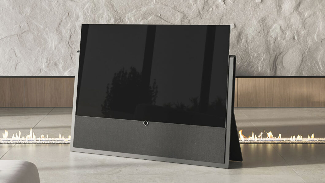 Loewe Iconic é a primeira TV OLED 4K com Syno-Stone (Imagem: Divulgação/Loewe)