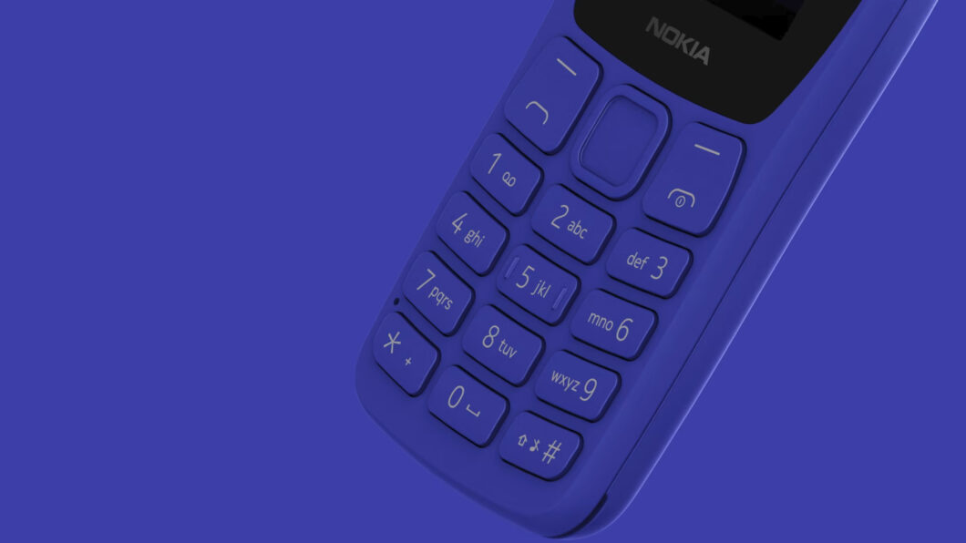Nokia 105 possui teclado numérico (Imagem: Divulgação/HMD Global)