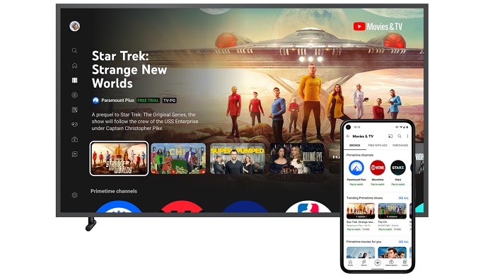 Seguindo os passos da Apple TV, YouTube lança hub de streamings na plataforma / Divulgação / YouTube