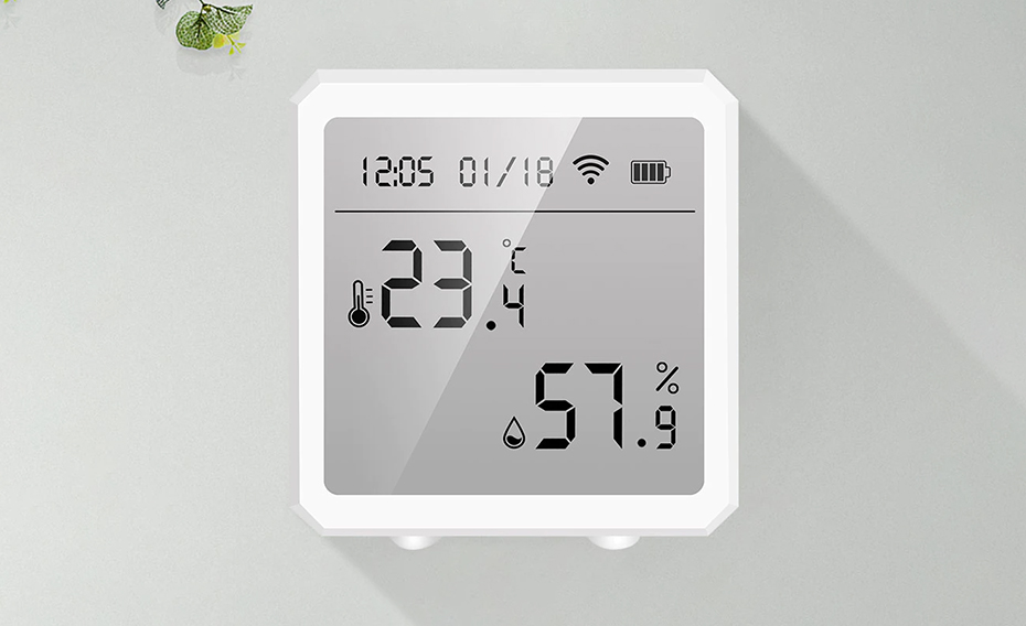 Tuya smart temperature and humidity sensor