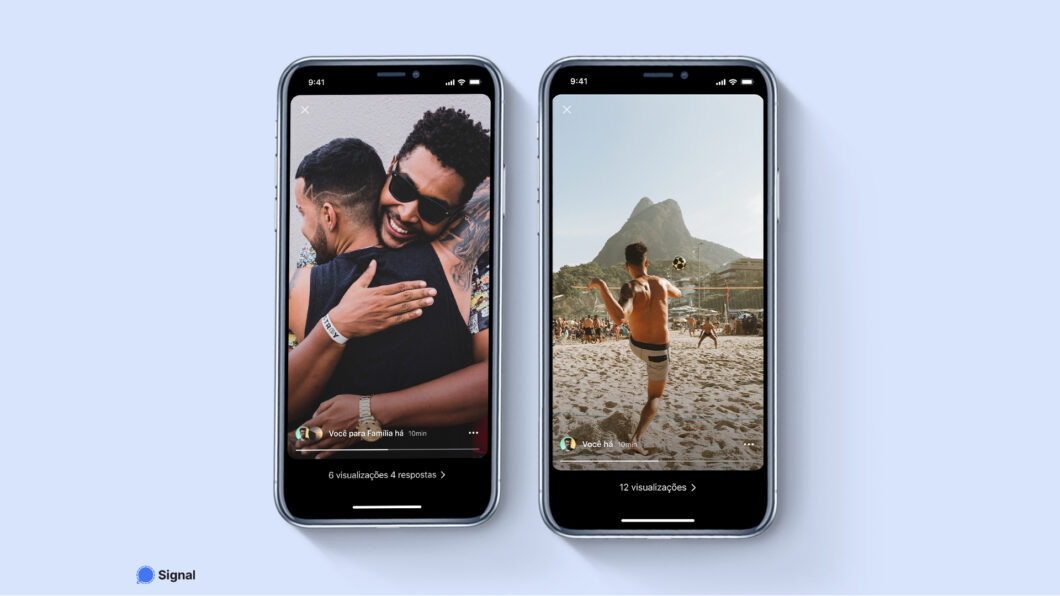 Signal ganha função de stories (Imagem: Divulgação)