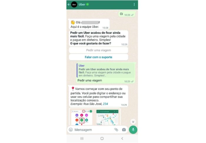 UberX e Uber Moto podem ser solicitados pelo WhatsApp via canal oficial   Tecnoblog - 1