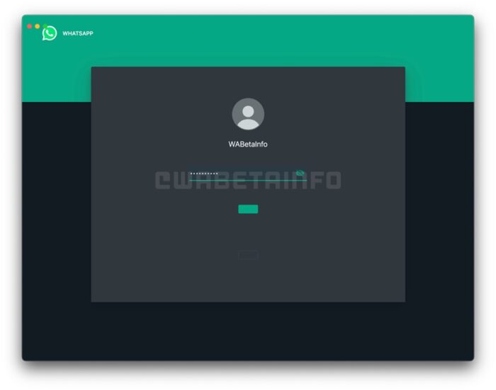 WhatsApp Web/Desktop com senha (imagem: reprodução/WABetaInfo)