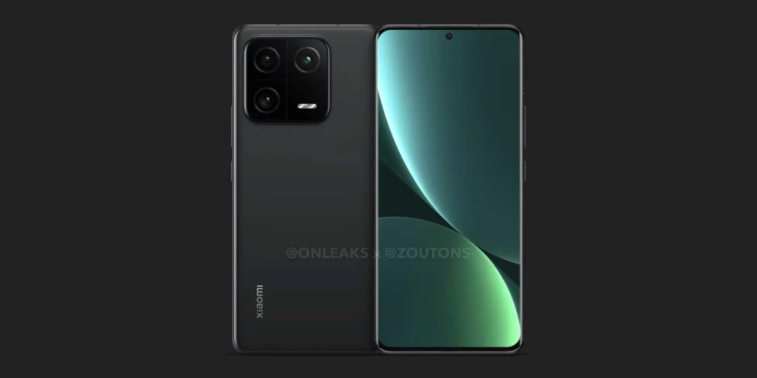 Xiaomi 13 Pro (Imagem: OnLeaks/Zoutons)