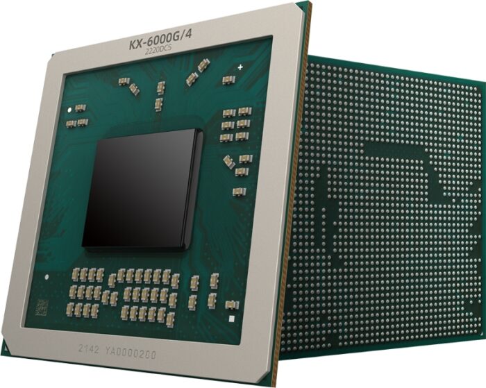 Chips KX-6000G (imagem: divulgação/Zhaoxin)