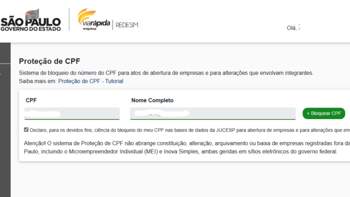 Consultor Societário de Plantão: Meu CPF/MF bloqueado de novo?