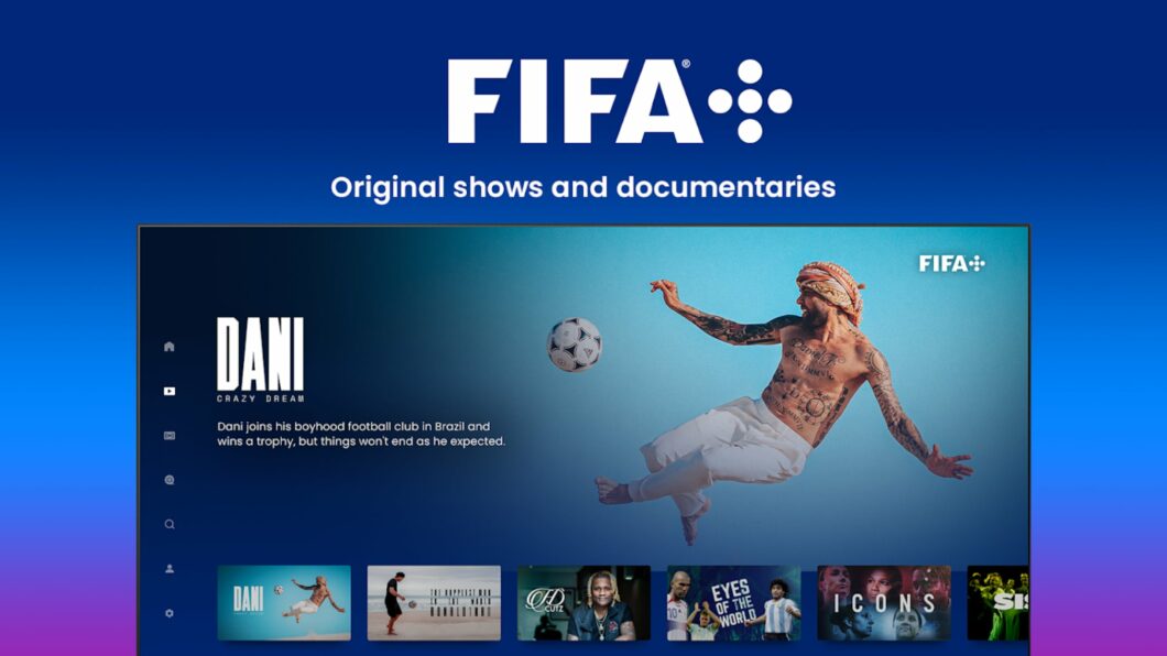 FIFA Plus+ gets an app for Android TV (Image: Reproduction/flatpanelshd)