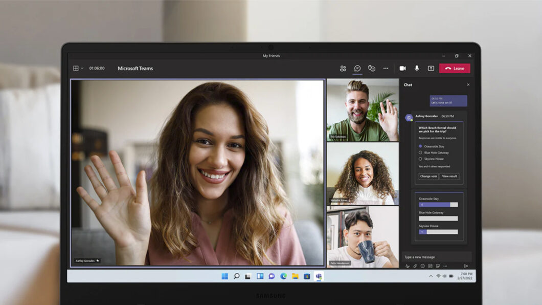 Galaxy Book 2 brings features that help improve the quality of videoconferences (Image: Disclosure / Samsung)