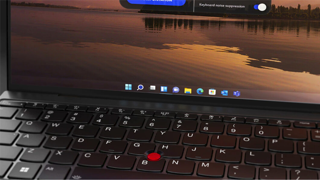 Lenovo ThinkPad Z maintained the line's traditional trackpoint (Image: Disclosure/Lenovo)