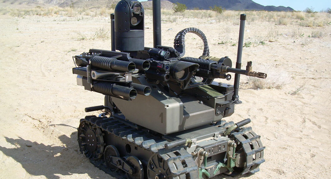 MAARS armed robot is manufactured by QinetiQ, supplier of the Talon bomb disposal robot (Image: Disclosure / QinetiQ)