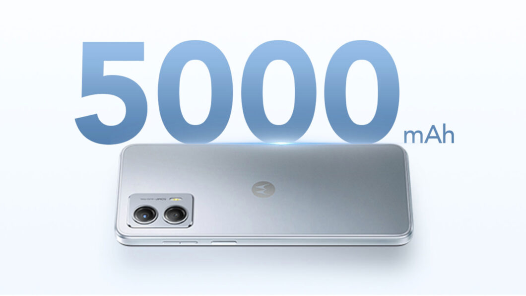 Moto G53 conta com bateria de 5.000 mAh (Imagem: Divulgação/Motorola)