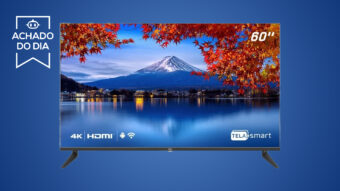 Smart TV 4K de 60 polegadas sai por menos de R$ 2.400 em oferta