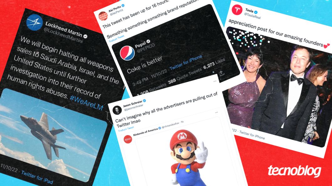 Tweets de contas falsas da Nintendo, Tesla, Pepsi e Lockheed Martin