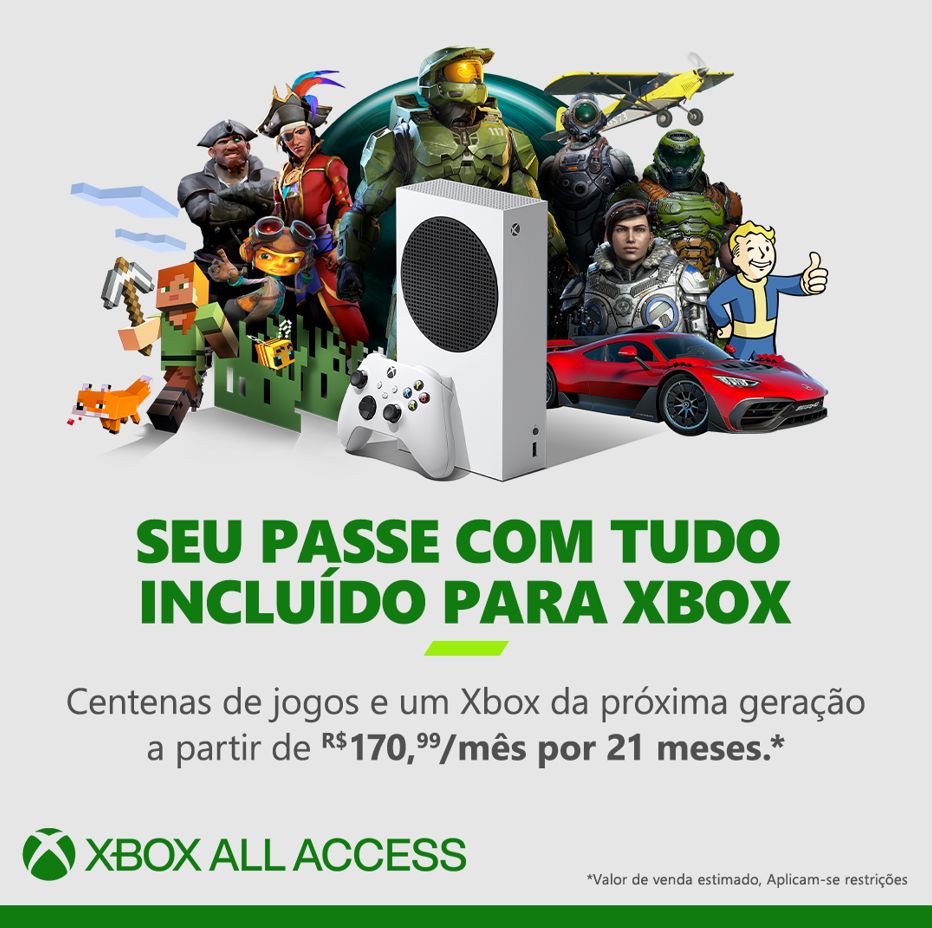 Xbox e Itaú Unibanco lançam o programa All Access no Brasil - Drops de Jogos