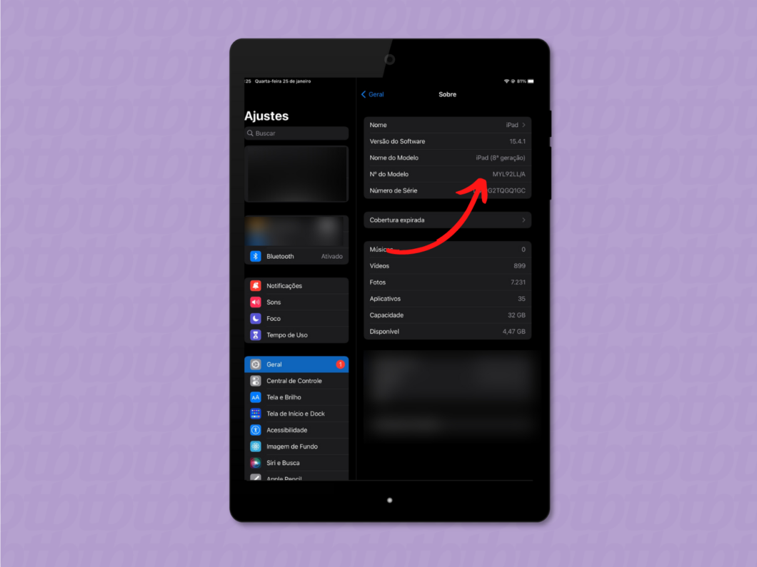 Como saber qual é o modelo do seu iPad •