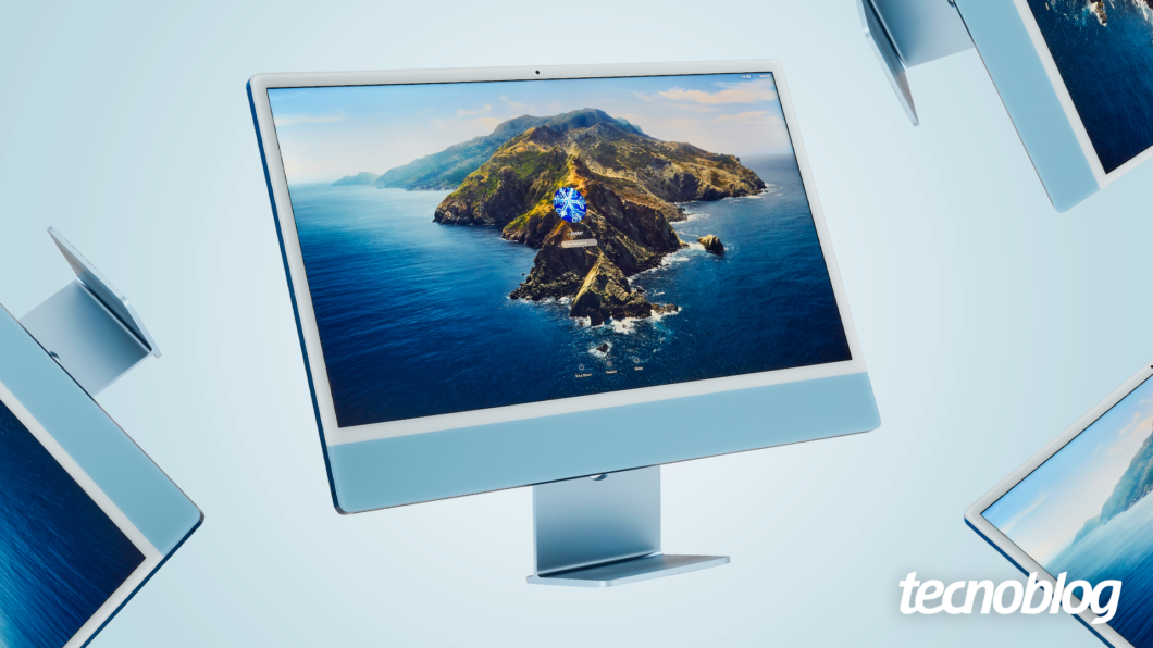 iMac azul