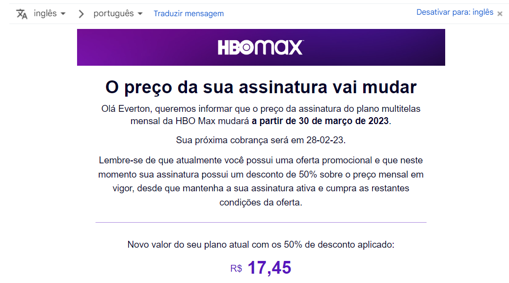 Novo canal NEW Brasil terá preço da HBO MAX em Portugal