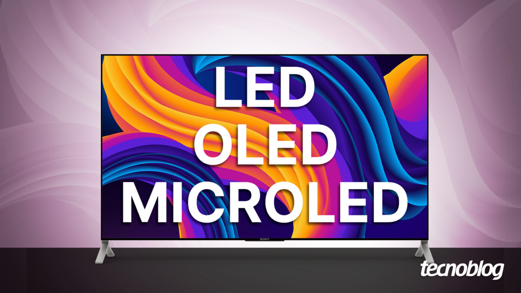 Qual é a melhor tecnologia de telas: LCD, LED, OLED, MicroLED, QLED, NanoCell ou QNED? (Imagem: Vitor Pádua/Tecnoblog)