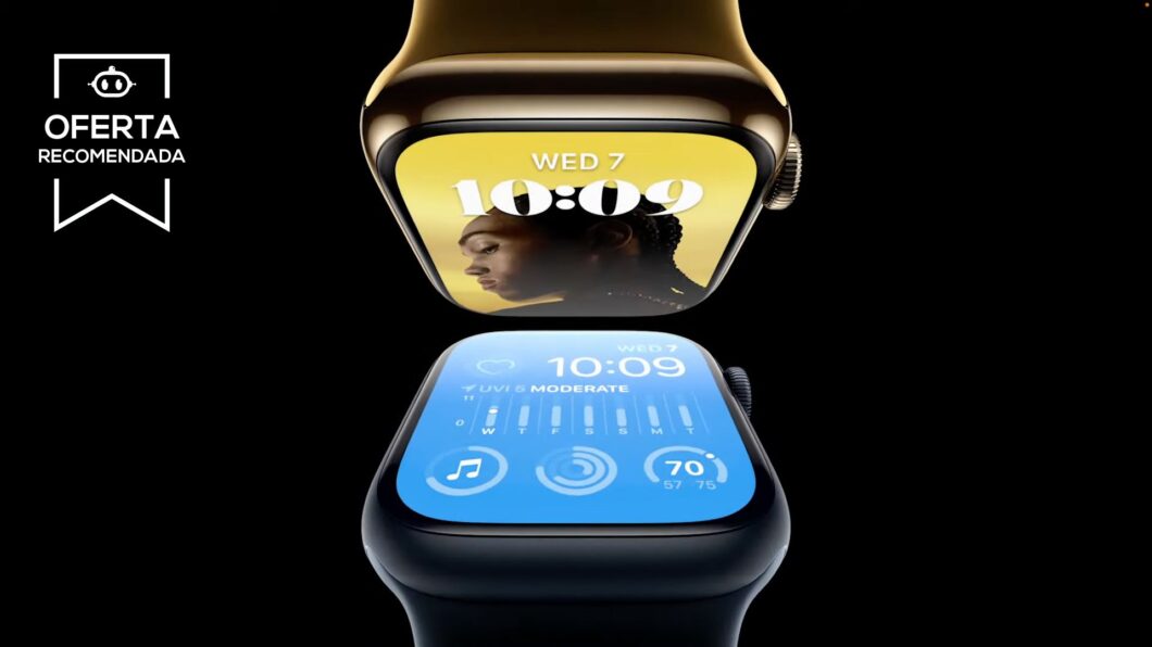 Apple Watch 8 está pelo menor preço desde o lançamento (Imagem: Reprodução/Apple)
