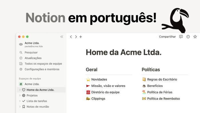 notion in Portuguese