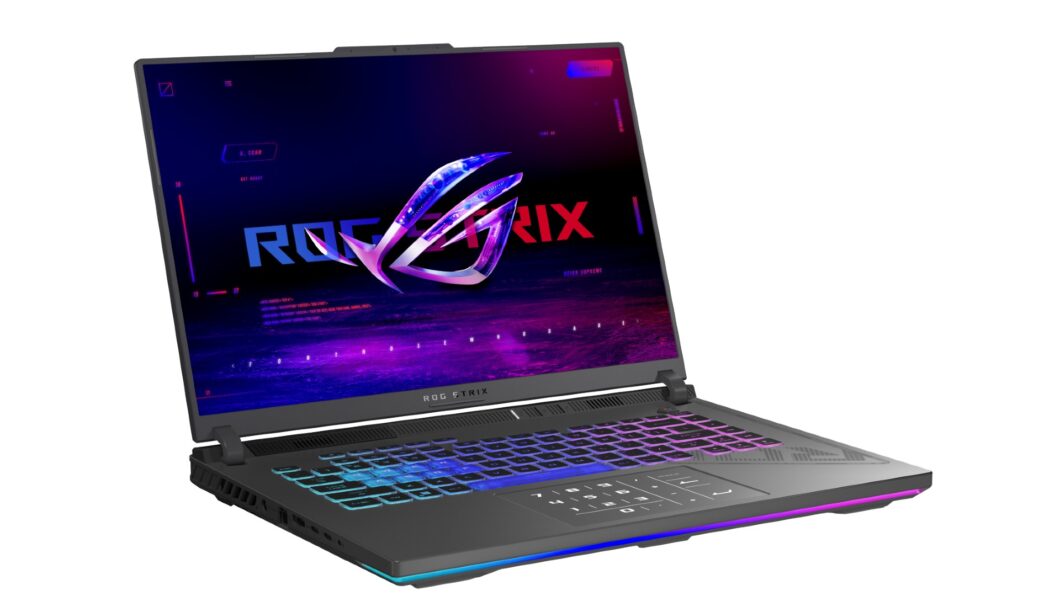 Asus ROG Strix G16 está disponível na cor "Cinza Eclipse" (Imagem: Divulgação/Asus)