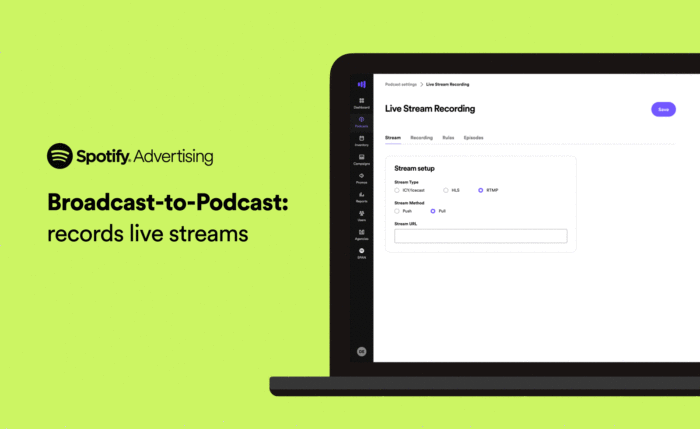 Broadcast-to-Podcast do Spotify