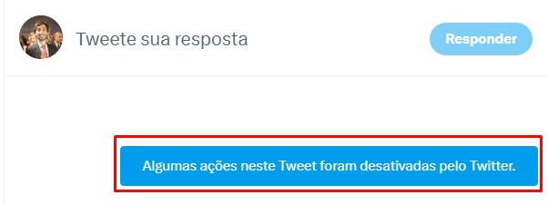 Tentativa de retuitar um tweet com link do Substack mostra a função foi desativada pelo Twitter (Imagem: Reprodução/Tecnoblog)