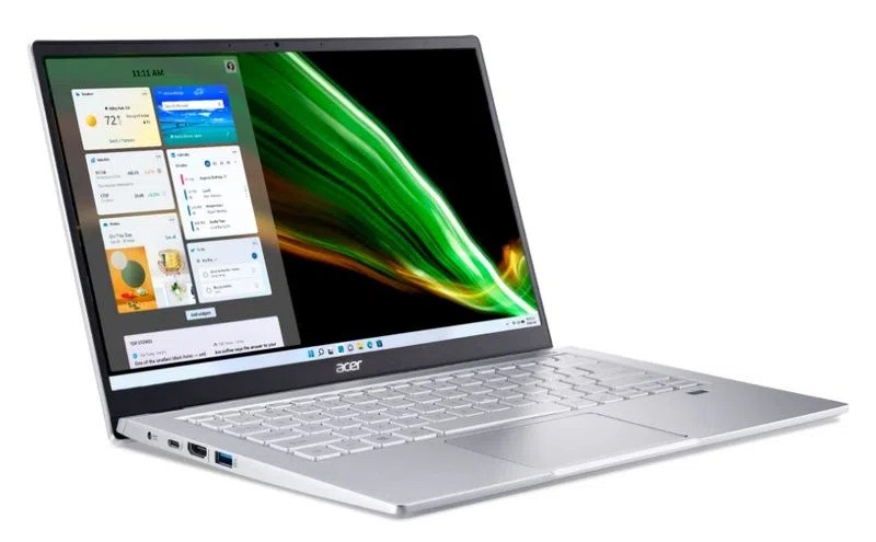 Acer Swift 3 tem duas entradas USB 3.0 (Imagem: Divulgação/Acer)