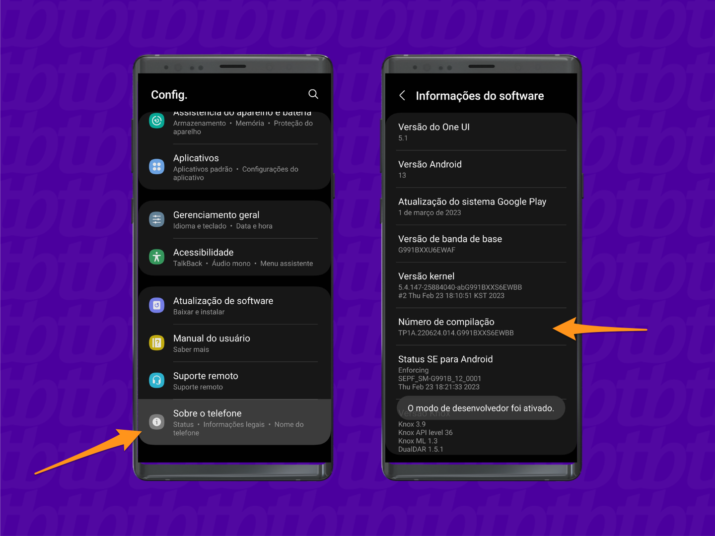 Enable Developer Mode on Android