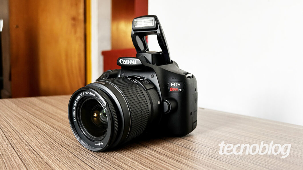 Câmera DSLR Canon Rebel T6 (imagem: Emerson Alecrim/Tecnoblog)