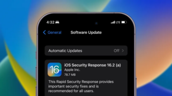 Apple libera atualização Rapid Secure Response pela primeira vez ao público