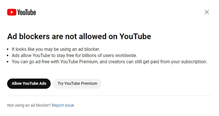 youtube bloqueadores de anúncios
