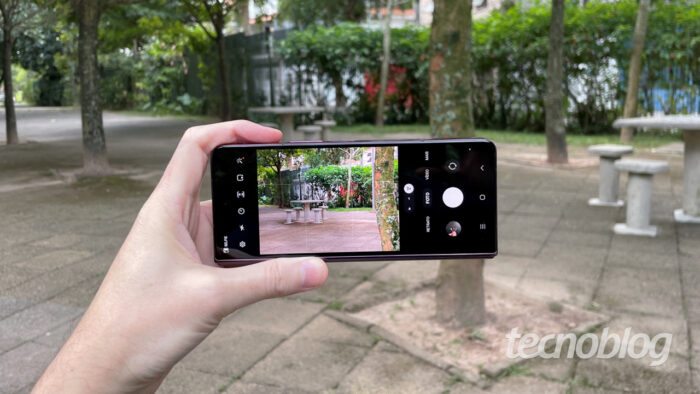 Zoom óptico de 3x em um Samsung Galaxy Fold 4 (imagem: Emerson Alecrim/Tecnoblog)