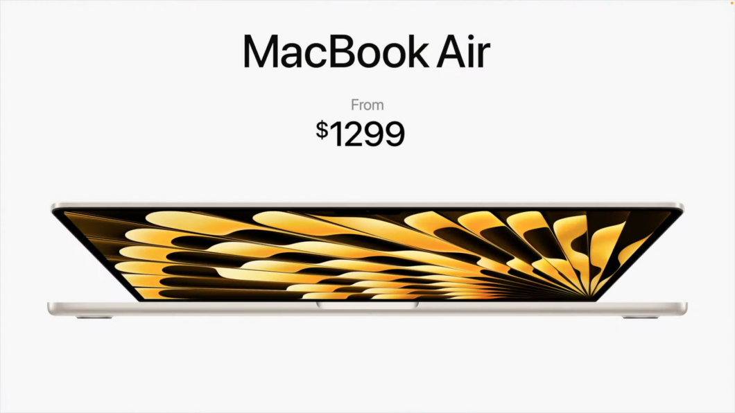 MacBook Air - WWDC 23 (Imagem: Divulgação/Apple)