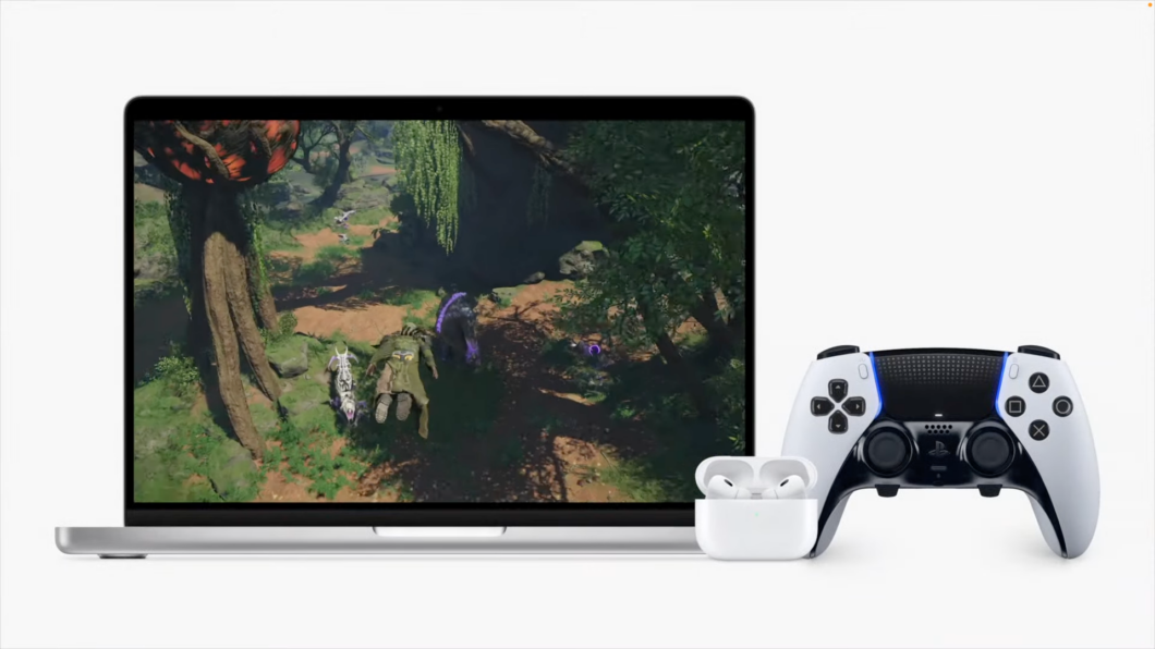 macOS Sonoma Game Mode - WWDC 23 (Imagem: Divulgação/Apple)