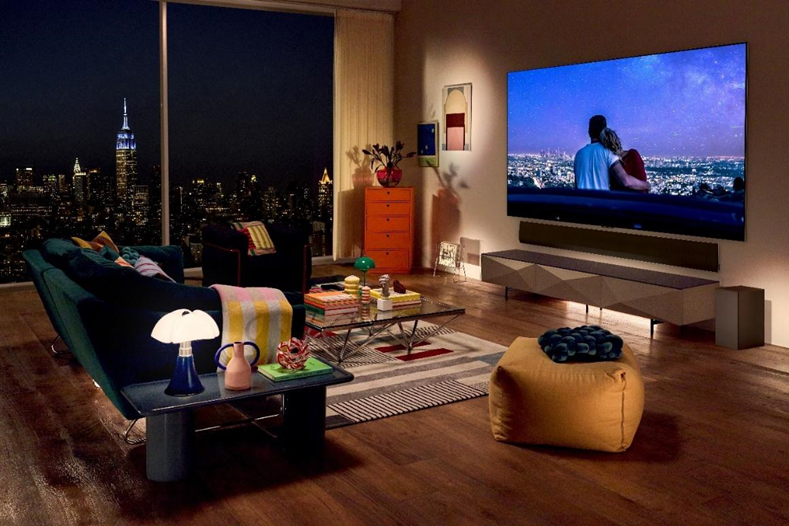 Apartamento com LG OLED Evo G3 de 65 polegadas (Imagem: Divulgação/LG)